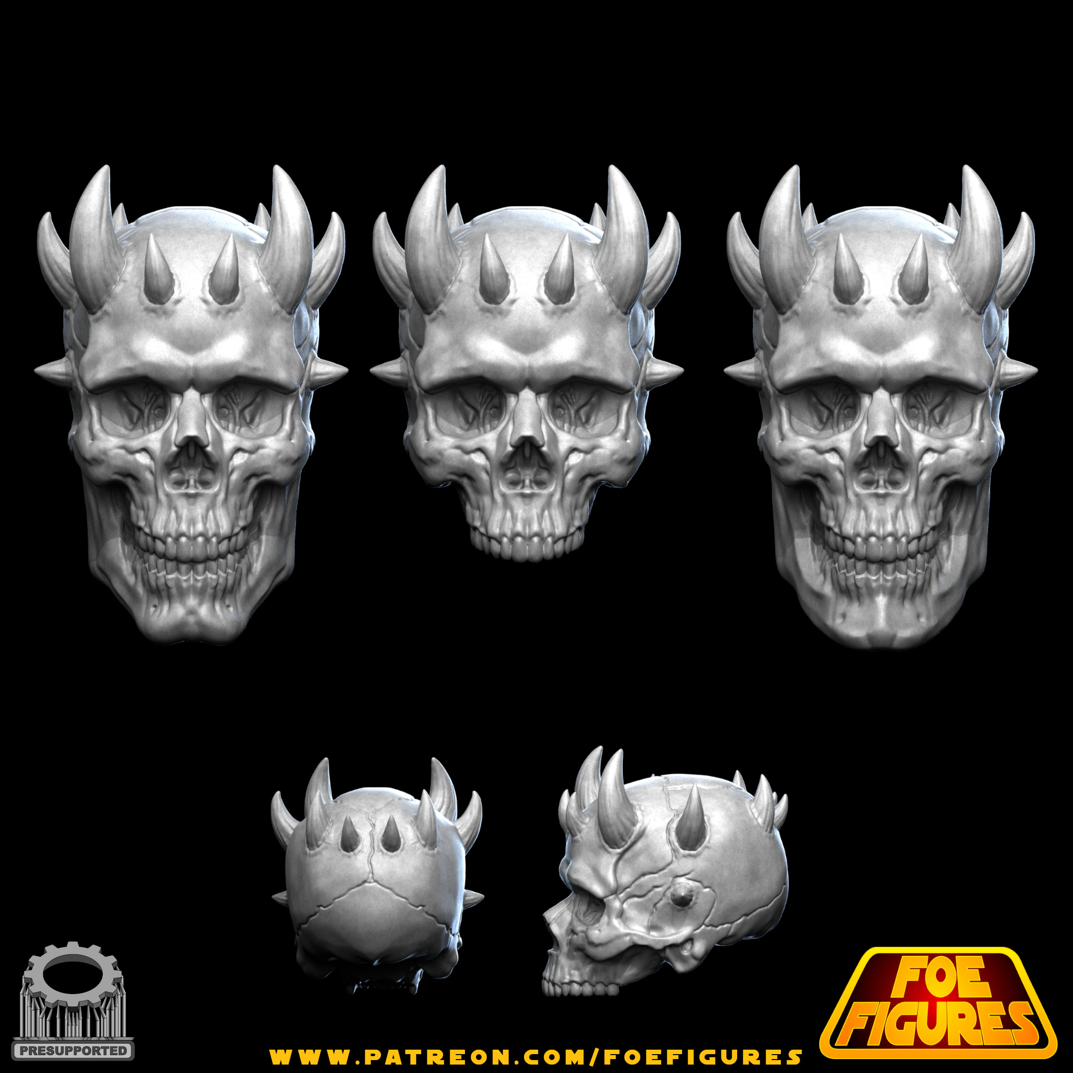 Zebrec Skull